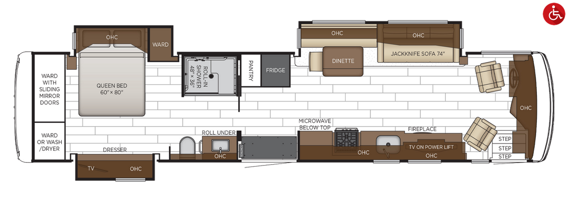 2026 Newmar Northern Star 4011 Floor Plan