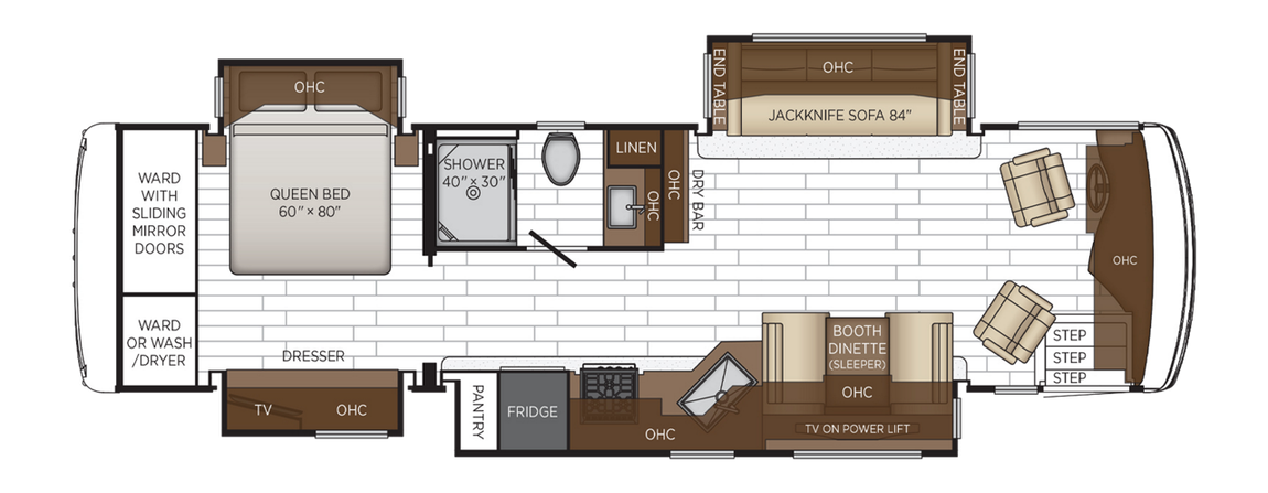 2025 Newmar Northern Star 3418 Floor Plan
