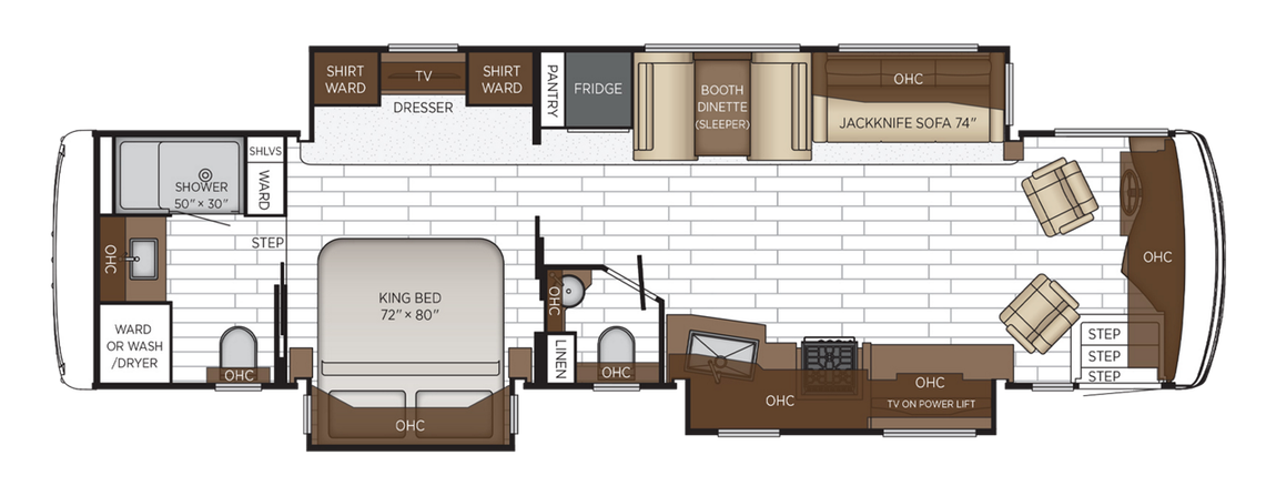 2025 Newmar Northern Star 3709 Floor Plan