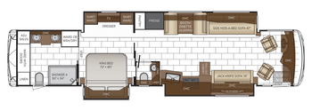 2026 Newmar Ventana 4369 Floor Plan