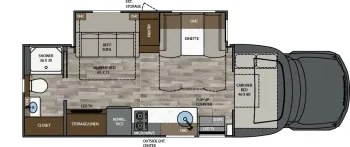 2026 Renegade Veracruz 30 VRM Floor Plan