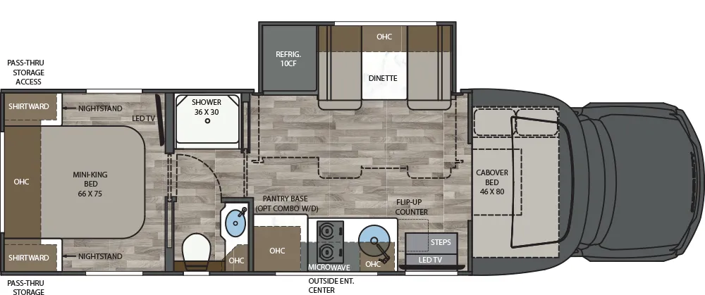 2026 Renegade Veracruz 32VRS Floor Plan