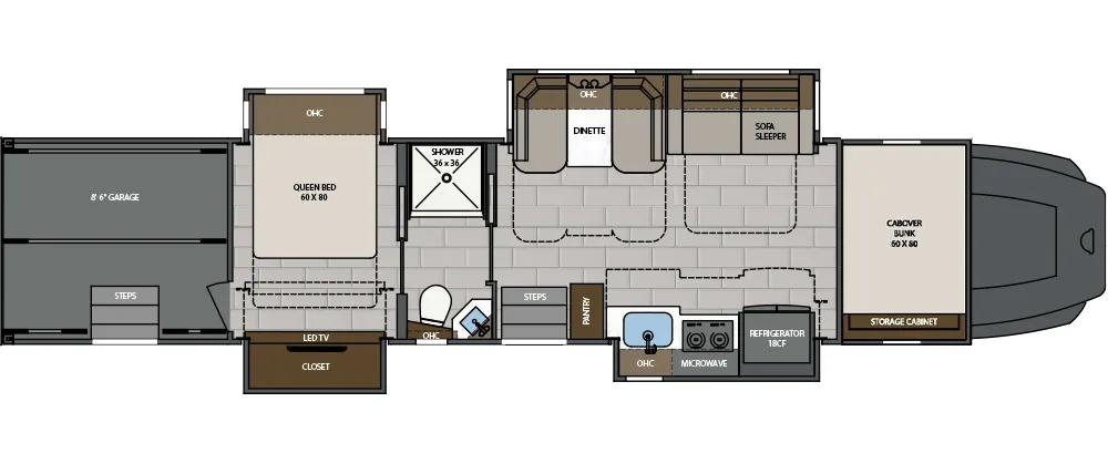 2026 Renegade Classic 2509GS Floor Plan