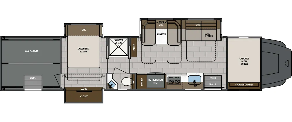 2026 Renegade Classic 2609 Floor Plan