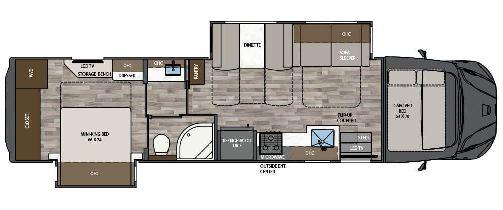 2025 Renegade Valencia 38RW Floor Plan