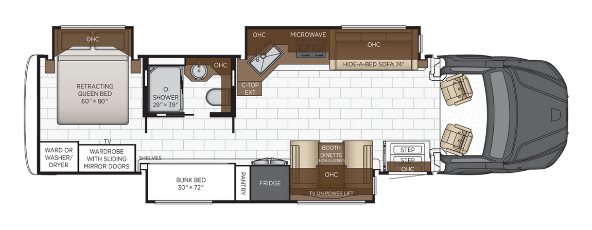 2025 Newmar Super Star 3729 Floor Plan