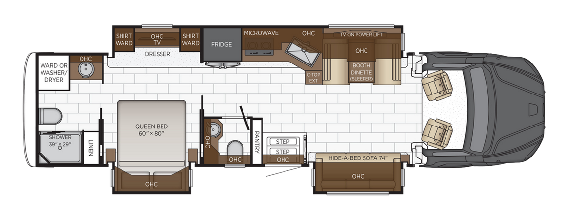 2025 Newmar Super Star 3731 Floor Plan