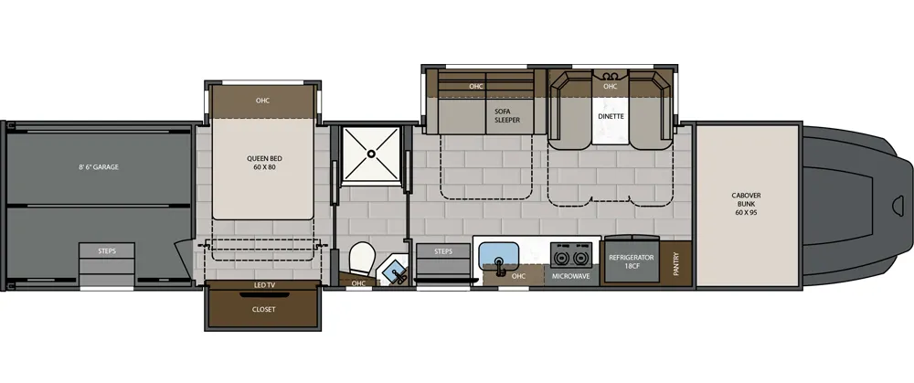 2025 Renegade Classic 2509 Floor Plan