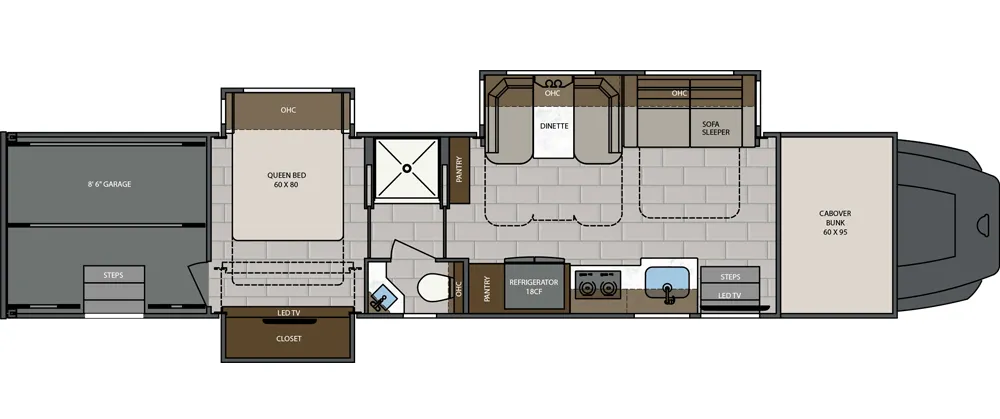 2025 Renegade Classic 2609 Floor Plan