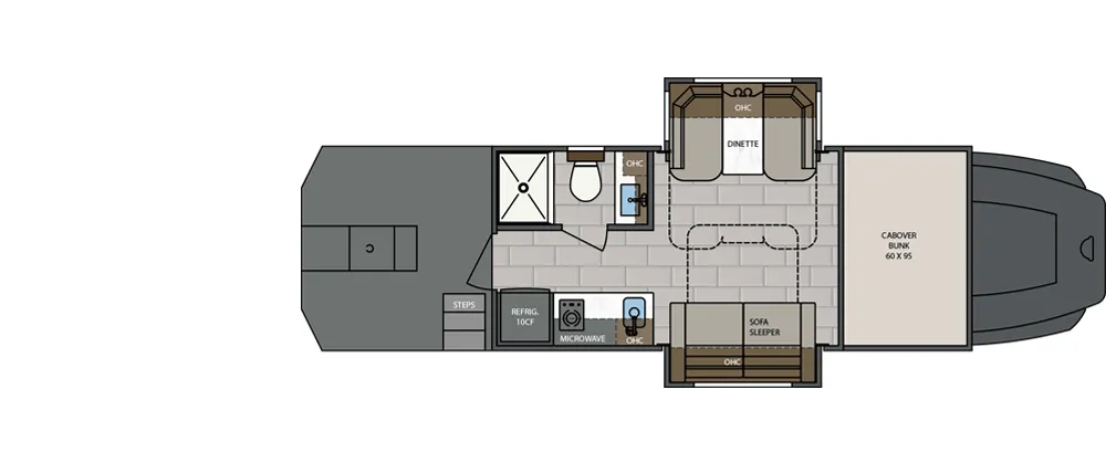 2025 Renegade Classic CS140 Floor Plan