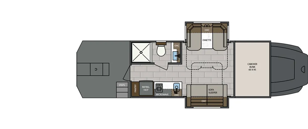 2025 Renegade Classic CS150 Floor Plan
