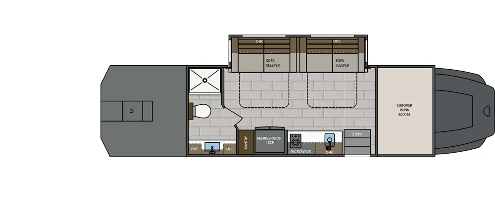 2025 Renegade Classic CS170 Floor Plan