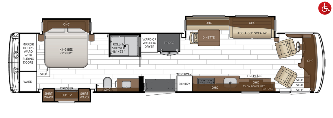 2026 Newmar Dutch Star 4311 Floor Plan