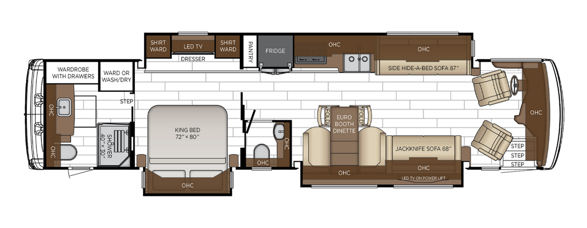 2025 Newmar Dutch Star 4071 Floor Plan