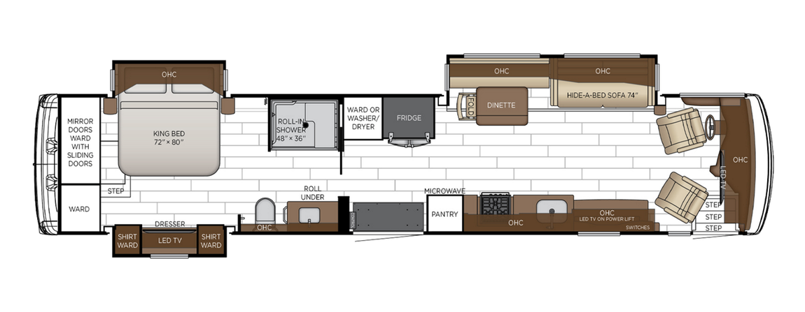 2025 Newmar Dutch Star 4311 Floor Plan