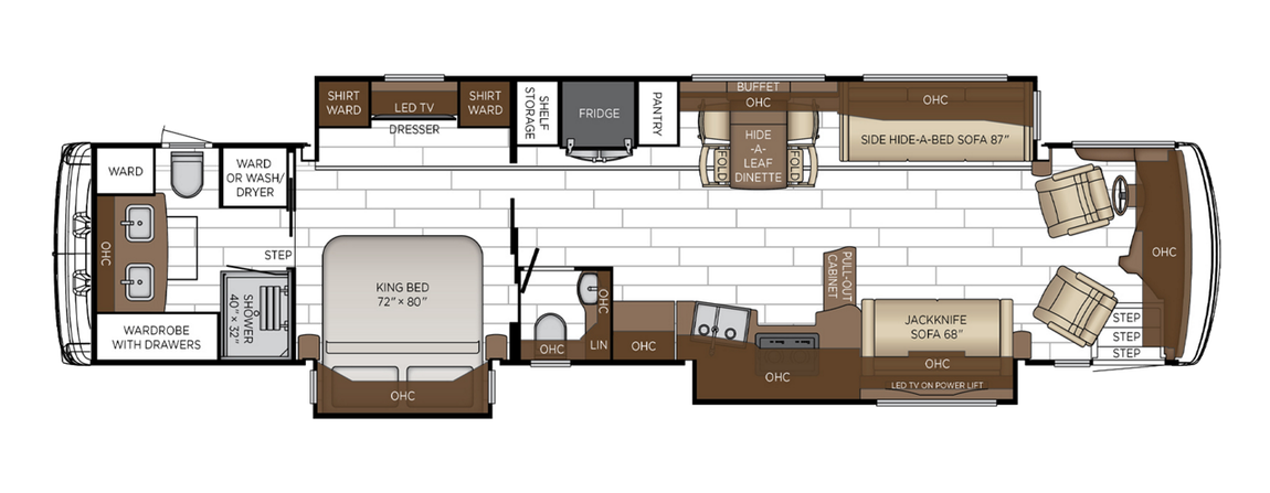 2025 Newmar Dutch Star 4325 Floor Plan