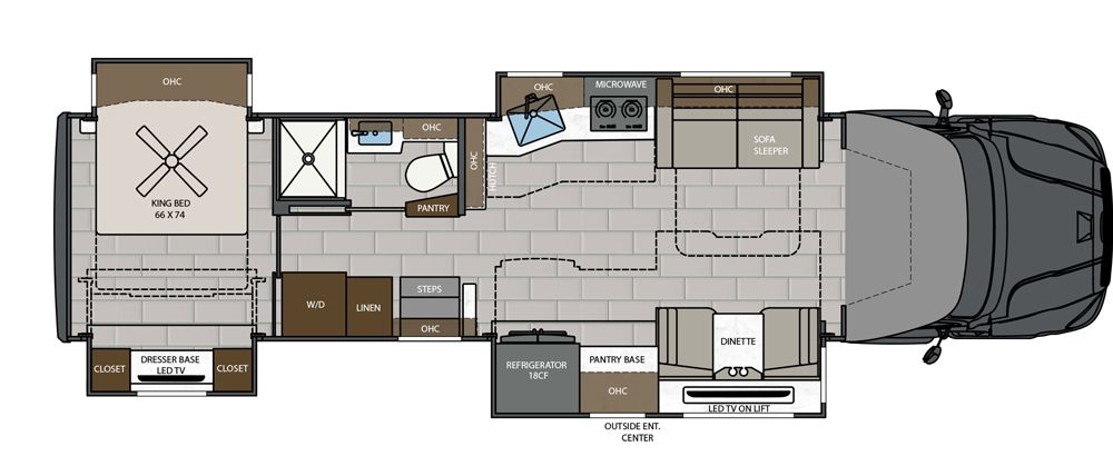 2025 Renegade Explorer 38EMB Floor Plan