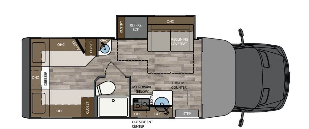 2025 Renegade Vienna 25TBN Floor Plan