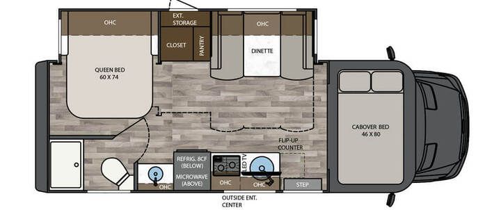 2025 Renegade Vienna 25FWC Floor Plan