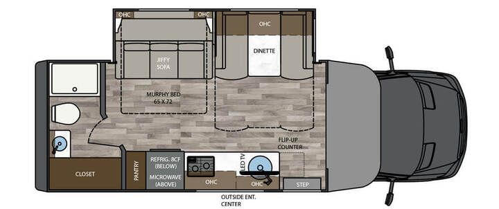 2025 Renegade Vienna 25RML Floor Plan