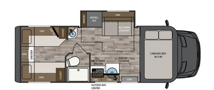 2025 Renegade Vienna 25TBC Floor Plan