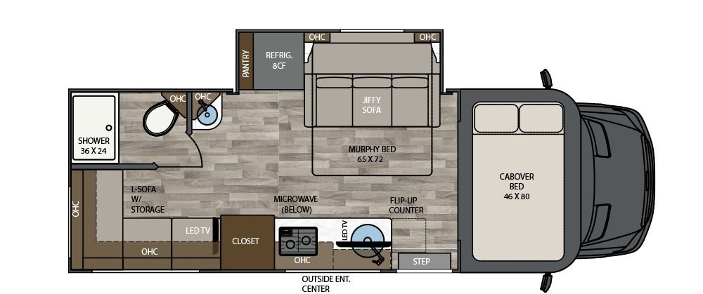 2026 Renegade Vienna 25DLC Floor Plan