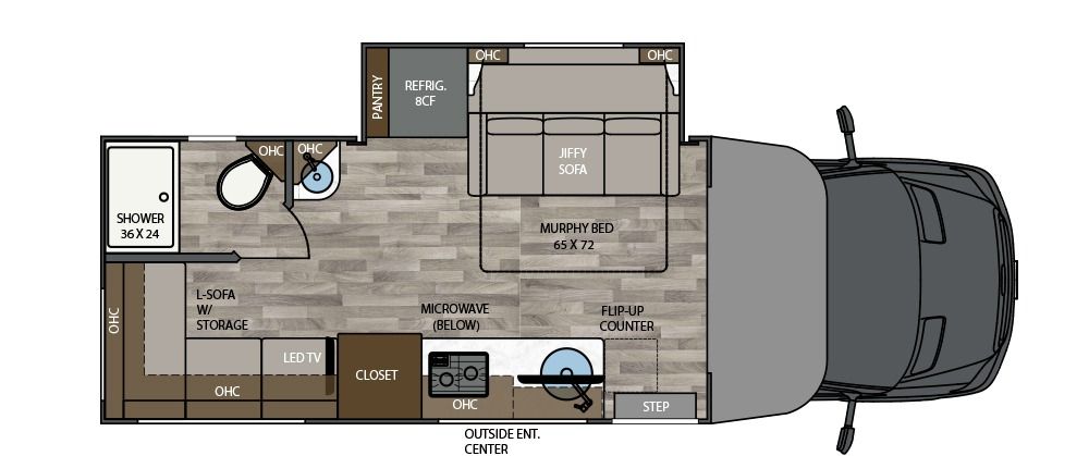 2026 Renegade Vienna 25DLN Floor Plan