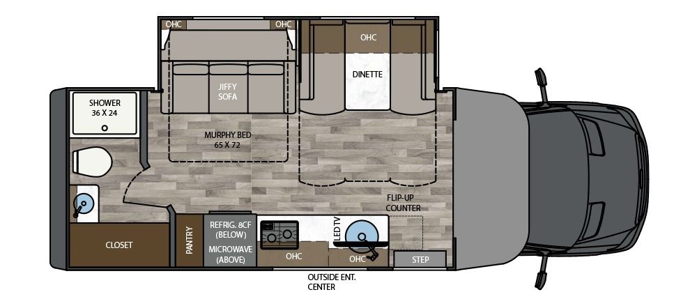 2026 Renegade Vienna 25RML Floor Plan