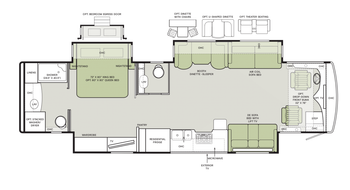 2026 Tiffin Allegro Red 37BA Floor Plan