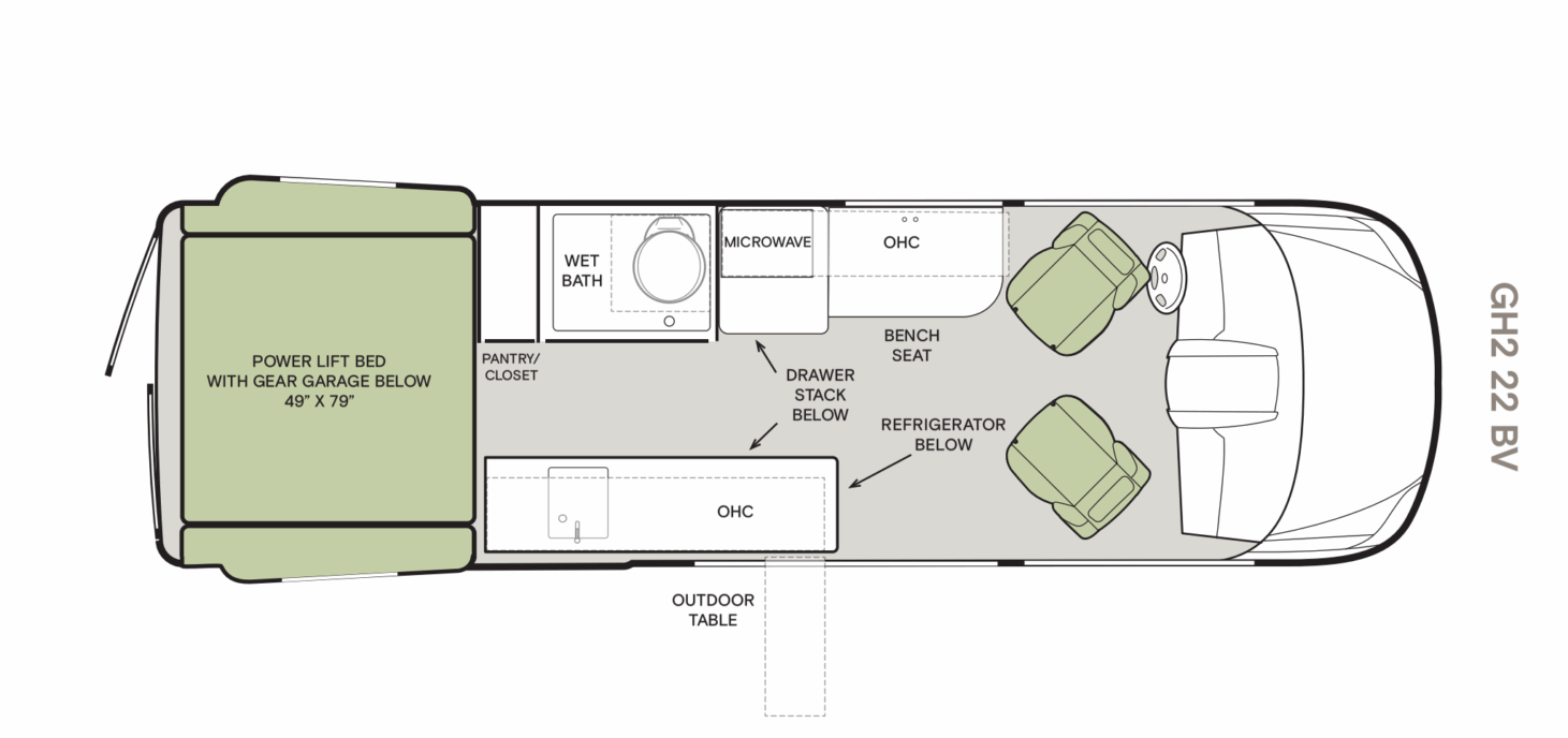 2026 Tiffin GH2 22 BV RV