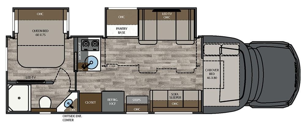 2025 Renegade Veracruz 32VDS Floor Plan