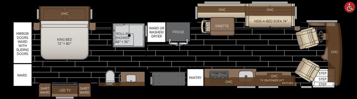 2027 Newmar Dutch Star 4311 Floor Plan