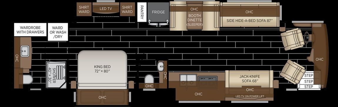 2027 Newmar Dutch Star 4081 Floor Plan