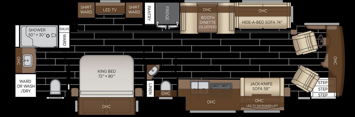 2027 Newmar Dutch Star 3836 Floor Plan