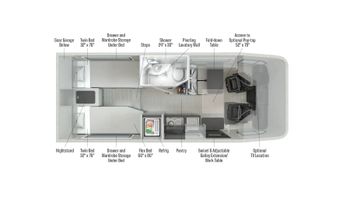 2027 Winnebago EKKO 22A Floor Plan