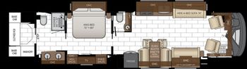 2027 Newmar London Aire 4545 Floor Plan