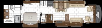 2027 Newmar London Aire 4569 Floor Plan