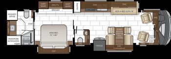 2027 Newmar Mountain Aire 3825 Floor Plan