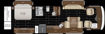 2027 Newmar New Aire 3543 Floor Plan