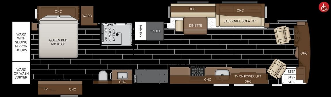 2027 Newmar Northern Star 4011 Floor Plan
