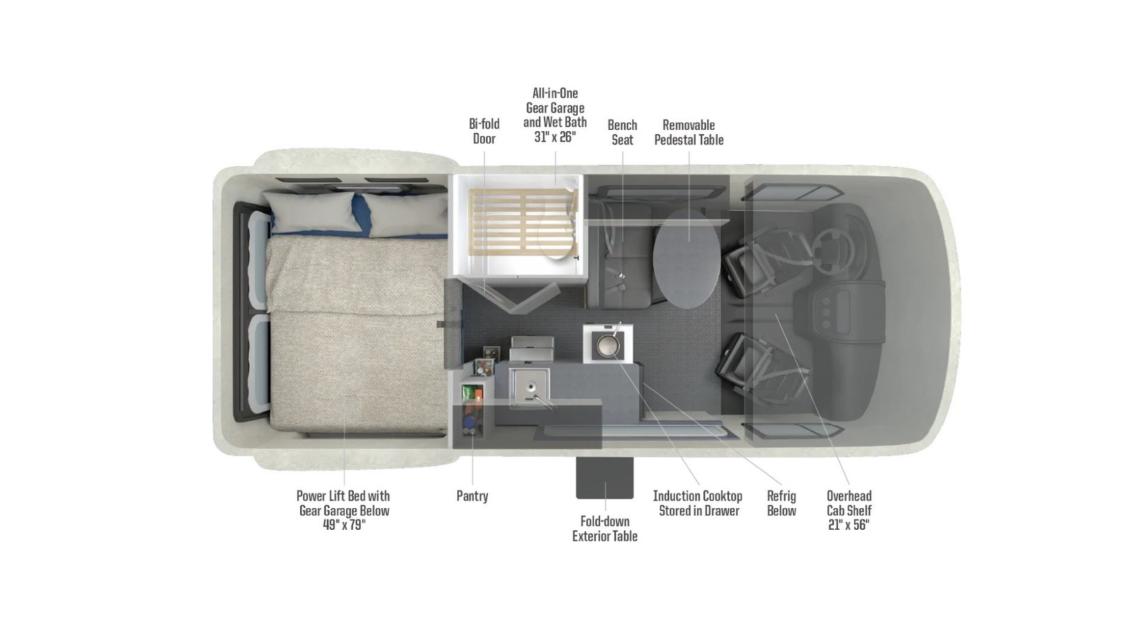 2027 Winnebago Revel Sport 44N