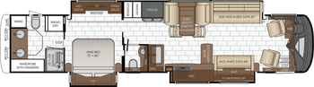 2027 Newmar Essex 4569 Floor Plan