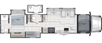 2027 Renegade Classic 45CBF Floor Plan