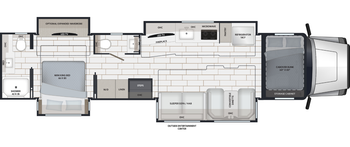 2027 Renegade Classic 43CMD Floor Plan