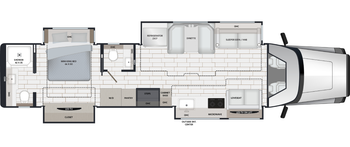 2027 Renegade XL 45 DBM Floor Plan