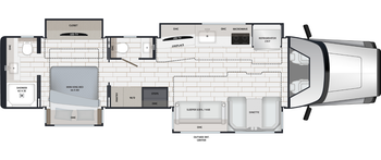 2027 Renegade XL 43DB Floor Plan