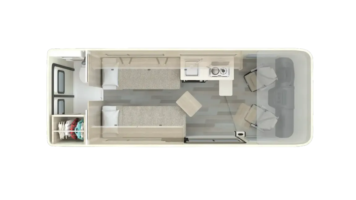 2027 Winnebago Travato 59KL Floor Plan