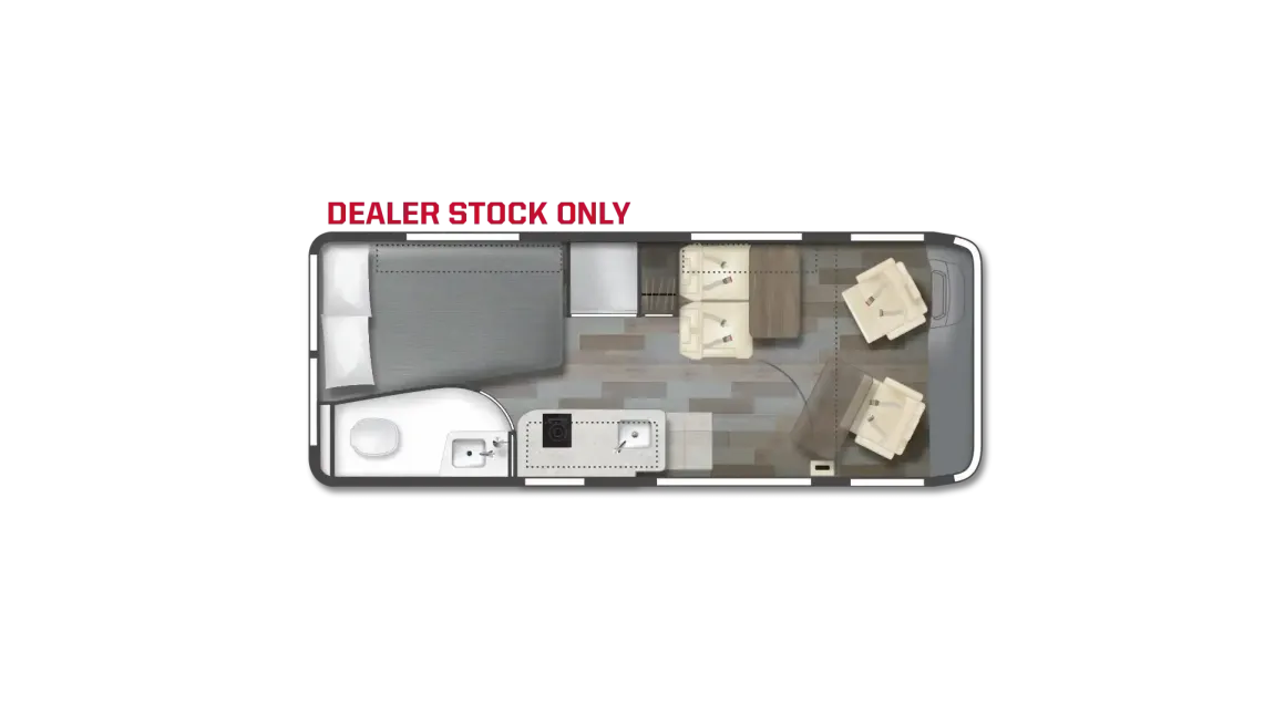 2027 Winnebago Travato 59GL Floor Plan