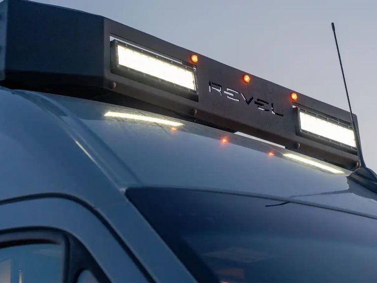 Light bars on the Winnebago Revel