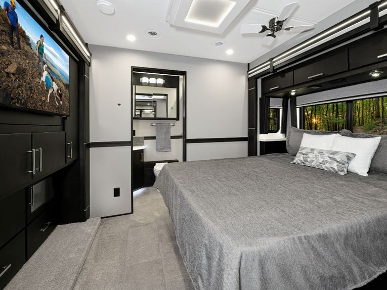 Bedroom inside the 2026 Renegade Classic